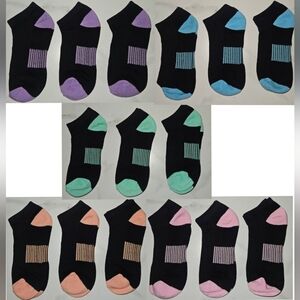 Low Cut Cotton Ankle Socks (15pair, Assorted Colors) NWOT